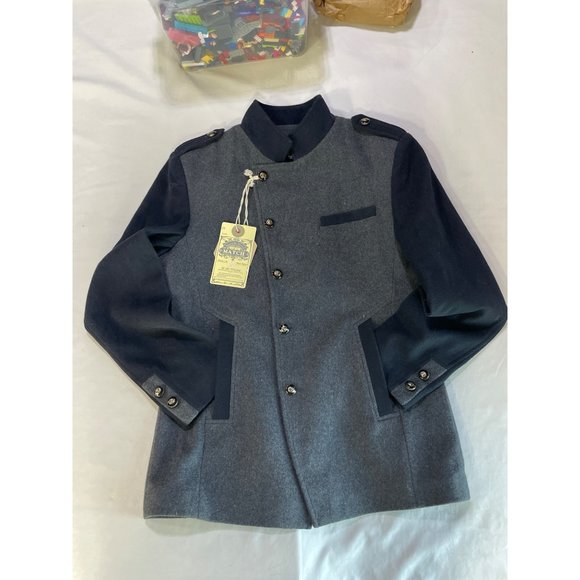 Match & Stick Other - Match & Stick Wool Style Coat XL Lined New with Tags Black/Gray